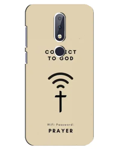 Чехол для Nokia 6.1 Plus с картинкой «Молитва Connect» Чехол для Nokia 6.1 Plus с картинкой «Молитва Connect»