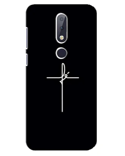 Чехол для Nokia 6.1 Plus с картинкой «Тонкий крест» Чехол для Nokia 6.1 Plus с картинкой «Тонкий крест»