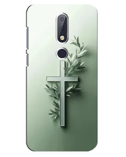 Чехол для Nokia 6.1 Plus с картинкой «Оливковая ветвь» Чехол для Nokia 6.1 Plus с картинкой «Оливковая ветвь»