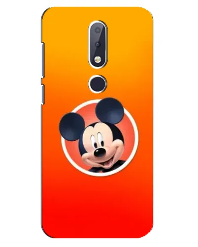 Чехол для Nokia 6.1 Plus с картинкой «Mickey в круге»
