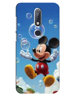 Чехол для Nokia 6.1 Plus с картинкой «Mickey и мыльные пузыри» Чехол для Nokia 6.1 Plus с картинкой «Mickey и мыльные пузыри»