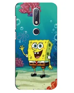 Чехол для Nokia 6.1 Plus с картинкой «Подводный привет» Чехол для Nokia 6.1 Plus с картинкой «Подводный привет»
