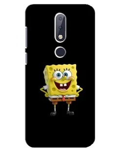 Чехол для Nokia 6.1 Plus с картинкой «Классический Губка Боб» Чехол для Nokia 6.1 Plus с картинкой «Классический Губка Боб»