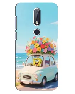 Чехол для Nokia 6.1 Plus с картинкой «Автомобильное путешествие» Чехол для Nokia 6.1 Plus с картинкой «Автомобильное путешествие»
