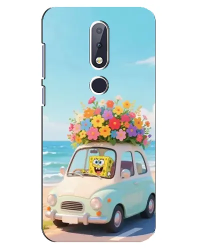 Чехол для Nokia 6.1 Plus с картинкой «Автомобильное путешествие»
