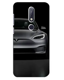 Чехол для Nokia 6.1 Plus с картинкой «Tesla Model S Look» Чехол для Nokia 6.1 Plus с картинкой «Tesla Model S Look»