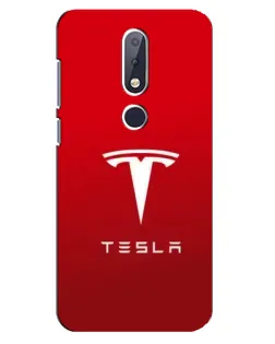 Чехол для Nokia 6.1 Plus с картинкой «Tesla Red Classic» Чехол для Nokia 6.1 Plus с картинкой «Tesla Red Classic»