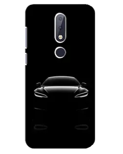 Чехол для Nokia 6.1 Plus с картинкой «Силуэт Tesla Night» Чехол для Nokia 6.1 Plus с картинкой «Силуэт Tesla Night»