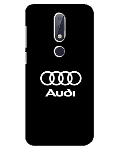 Чехол для Nokia 6.1 Plus с картинкой «Классическое лого Audi»