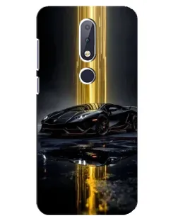 Чехол для Nokia 6.1 Plus с картинкой «Ночной Lamborghini драйв» Чехол для Nokia 6.1 Plus с картинкой «Ночной Lamborghini драйв»