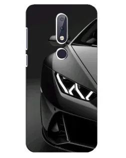 Чехол для Nokia 6.1 Plus с картинкой «Lamborghini фары детализация» Чехол для Nokia 6.1 Plus с картинкой «Lamborghini фары детализация»