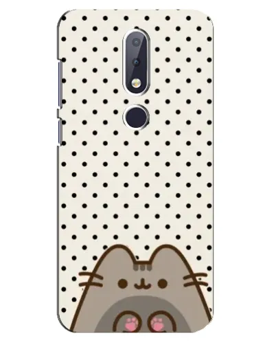 Чехол для Nokia 6.1 Plus с картинкой «Пушин в горошек» Чехол для Nokia 6.1 Plus с картинкой «Пушин в горошек»
