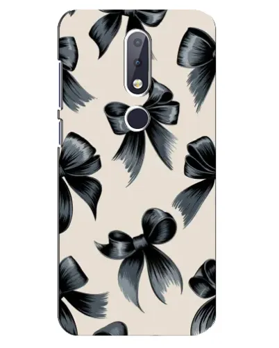 Чехол для Nokia 6.1 Plus с картинкой «Банты Coquette» Чехол для Nokia 6.1 Plus с картинкой «Банты Coquette»