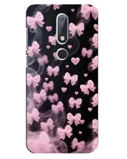 Чехол для Nokia 6.1 Plus с картинкой «Неоновое кружево»