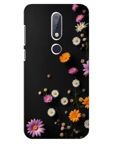 Чехол для Nokia 6.1 Plus с картинкой «Цветочная композиция»