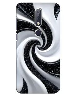 Чохол для Nokia 6.1 Plus з картинкою «Чорно-біла спіраль» Чохол для Nokia 6.1 Plus з картинкою «Чорно-біла спіраль»
