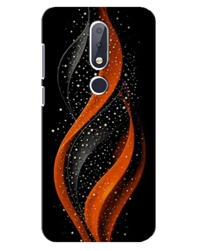 Чохол для Nokia 6.1 Plus з картинкою «Вогняна зоряна хвиля»