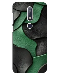 Чохол для Nokia 6.1 Plus з картинкою «Зелені шкіряні хвилі» Чохол для Nokia 6.1 Plus з картинкою «Зелені шкіряні хвилі»