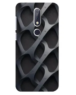 Чохол для Nokia 6.1 Plus з картинкою «Об'ємне сіре плетіння» Чохол для Nokia 6.1 Plus з картинкою «Об'ємне сіре плетіння»