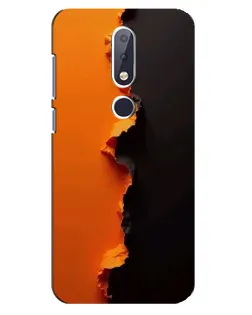 Чохол для Nokia 6.1 Plus з картинкою «Помаранчевий розлом» Чохол для Nokia 6.1 Plus з картинкою «Помаранчевий розлом»
