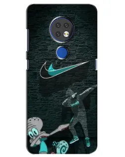 Чехол для Nokia 6.2 (2019) с картинкой «Спортивный арт Nike» Чехол для Nokia 6.2 (2019) с картинкой «Спортивный арт Nike»