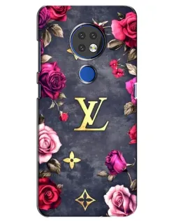 Чехол для Nokia 6.2 (2019) с картинкой «Цветочный Louis Vuitton» Чехол для Nokia 6.2 (2019) с картинкой «Цветочный Louis Vuitton»