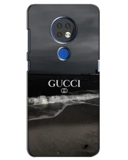 Чехол для Nokia 6.2 (2019) с картинкой «Gucci — морской прибой»