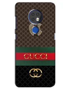 Чехол для Nokia 6.2 (2019) с картинкой «Gucci — брендированный десерт»