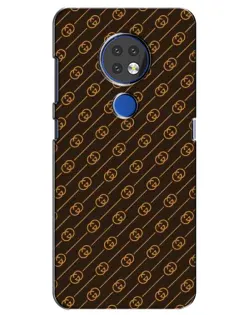 Чехол для Nokia 6.2 (2019) с картинкой «Gucci — золотые диагонали»