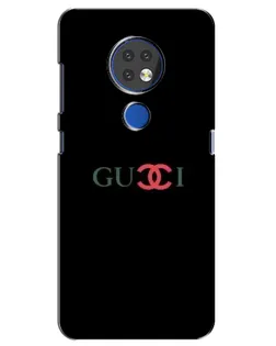 Чехол для Nokia 6.2 (2019) с картинкой «Gucci — красный градиент»