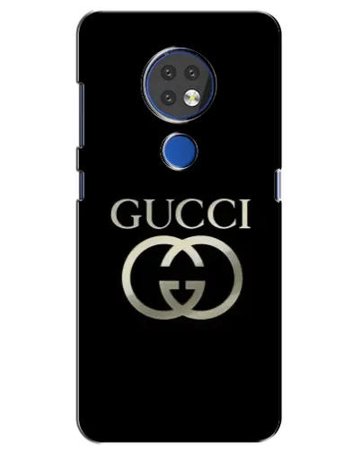 Чехол для Nokia 6.2 (2019) с картинкой «Gucci — золото на черном» Чехол для Nokia 6.2 (2019) с картинкой «Gucci — золото на черном»