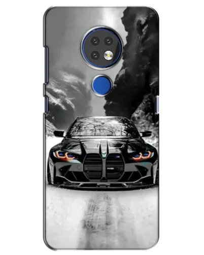 Чехол для Nokia 6.2 (2019) с картинкой «BMW — акварельный дрифт» Чехол для Nokia 6.2 (2019) с картинкой «BMW — акварельный дрифт»