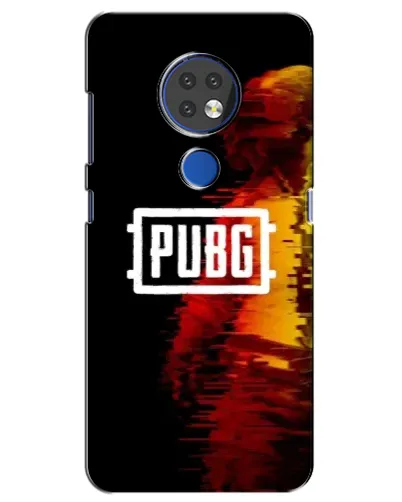 Чехол для Nokia 6.2 (2019) с картинкой «Яркий логотип PUBG»