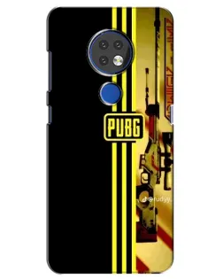 Чехол для Nokia 6.2 (2019) с картинкой «PUBG — камуфляжный шлем»
