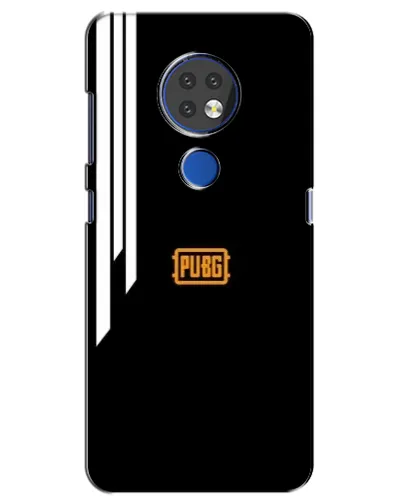 Чехол для Nokia 6.2 (2019) с картинкой «PUBG — вертикальные линии»