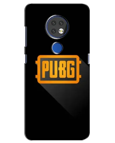 Чехол для Nokia 6.2 (2019) с картинкой «PUBG — рамка лого»