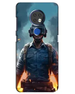 Чехол для Nokia 6.2 (2019) с картинкой «PUBG — реалистичный герой»