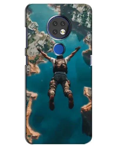 Чехол для Nokia 6.2 (2019) с картинкой «PUBG — свободное падение»