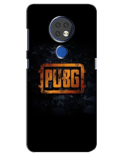 Чехол для Nokia 6.2 (2019) с картинкой «PUBG — золотой логотип»