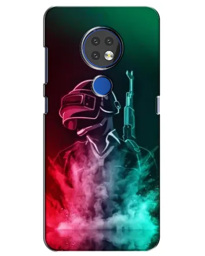 Чехол для Nokia 6.2 (2019) с картинкой «PUBG — огненный воин»