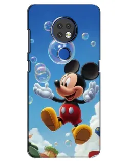 Чехол для Nokia 6.2 (2019) с картинкой «Mickey и мыльные пузыри» Чехол для Nokia 6.2 (2019) с картинкой «Mickey и мыльные пузыри»