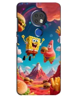 Чохол для Nokia 6.2 (2019) з картинкою «Космічний фастфуд» Чохол для Nokia 6.2 (2019) з картинкою «Космічний фастфуд»