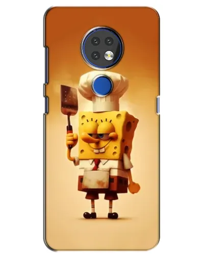 Чехол для Nokia 6.2 (2019) с картинкой «Губка Боб повар» Чехол для Nokia 6.2 (2019) с картинкой «Губка Боб повар»