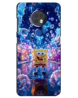 Чехол для Nokia 6.2 (2019) с картинкой «Неоновый океан»