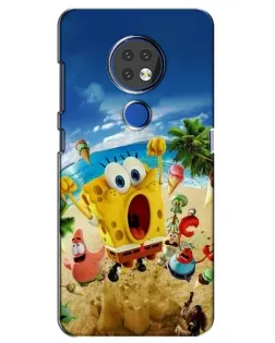 Чехол для Nokia 6.2 (2019) с картинкой «Развлечения на пляже»
