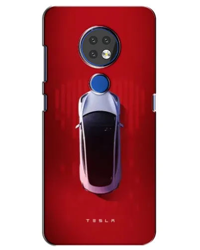 Чехол для Nokia 6.2 (2019) с картинкой «Tesla Top View»