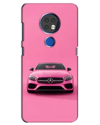 Чехол для Nokia 6.2 (2019) с картинкой «Розовый Mercedes AMG» Чехол для Nokia 6.2 (2019) с картинкой «Розовый Mercedes AMG»