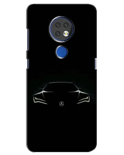 Чехол для Nokia 6.2 (2019) с картинкой «Mercedes — силуэт авто» Чехол для Nokia 6.2 (2019) с картинкой «Mercedes — силуэт авто»