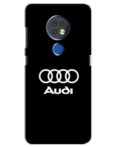 Чехол для Nokia 6.2 (2019) с картинкой «Классическое лого Audi» Чехол для Nokia 6.2 (2019) с картинкой «Классическое лого Audi»