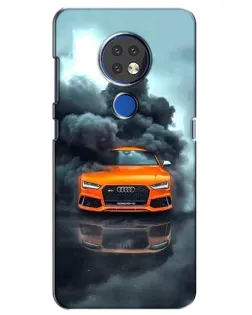 Чохол для Nokia 6.2 (2019) з картинкою «Audi у хмарах диму»
